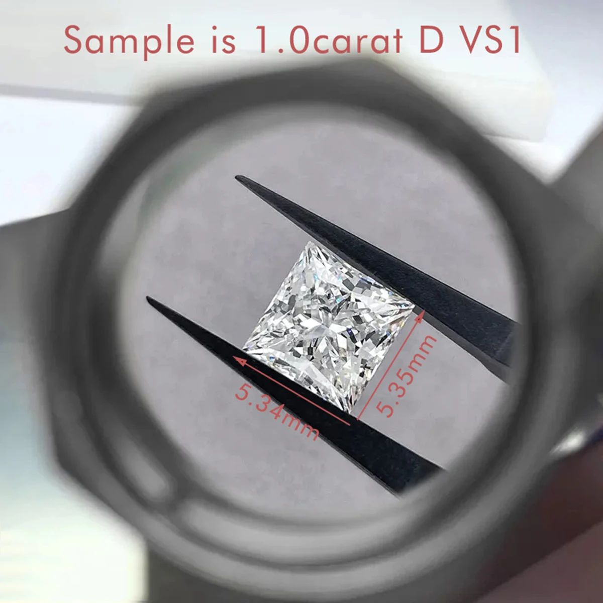 Princess Cut Natural Diamonds GIA Certified E/F/G Diamonds VS/VVS Clarity Real Diamond For Fine Jewelry Made