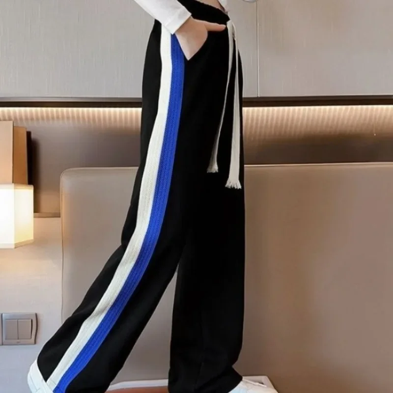 

Kids' Casual Sportswear Pants Spring/Fall New Loose Fit Wide-Leg Straight Leg Versatile Everyday Wear for Toddler & Girls