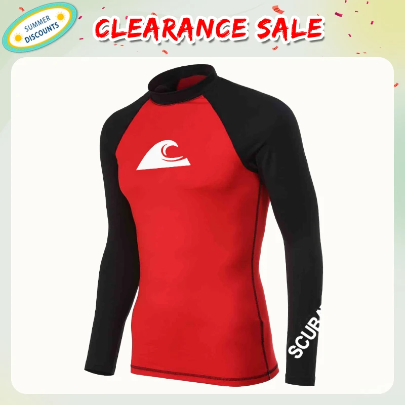 남성용 긴팔 속건성 수영복, UV 차단 래시가드, 서핑복, 수상 스포츠 티셔츠  Best5