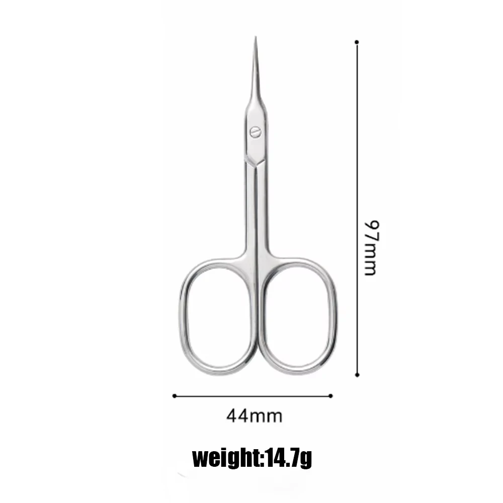 Edelstahl-Nagelhautschneider, spitzer Nageltrimmer, Nagelpflege-Nagelhautentferner, professionelle Nagelwerkzeuge – Detail 2