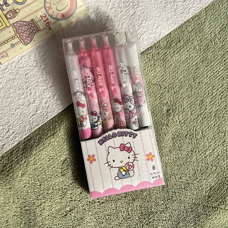 سانريو 36 قطعة سينامورول كورومي لطيف الكرتون الصحافة قلم محايد اللون 0.5 مللي متر أقلام سوداء محاصر مع قيمة جمالية عالية والتجفيف السريع #6