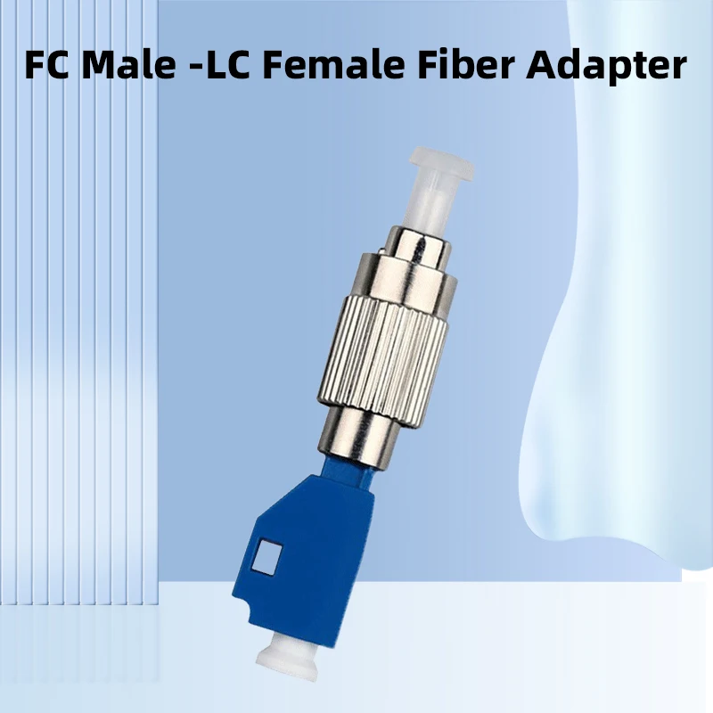 FTTH FC Male-LC Female Optical Power Meter, Visual Fault Locator, Fiber Optic Connector, SM 9/125 Hybrid Adapter, 5Pcs per Lot