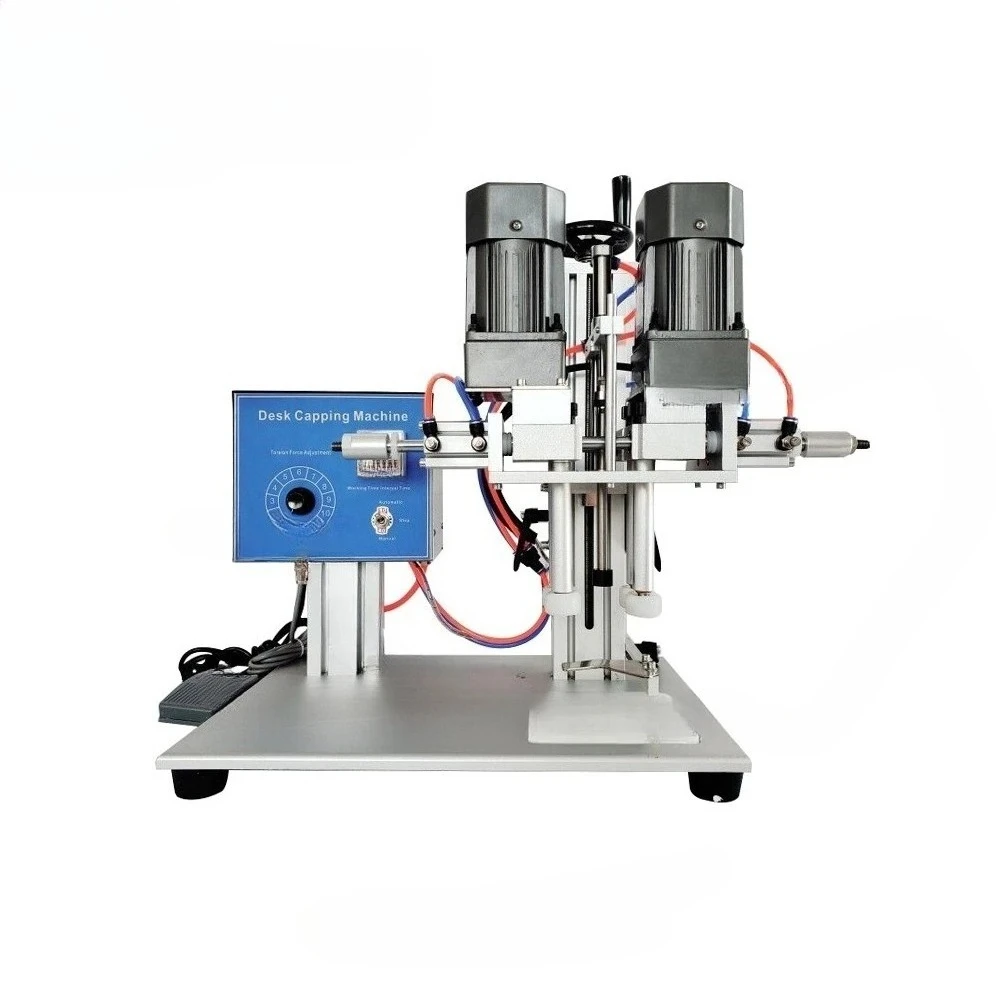 Juicer milk pet bottle semi-automatic 6100 desktop capping machine screw capping machine