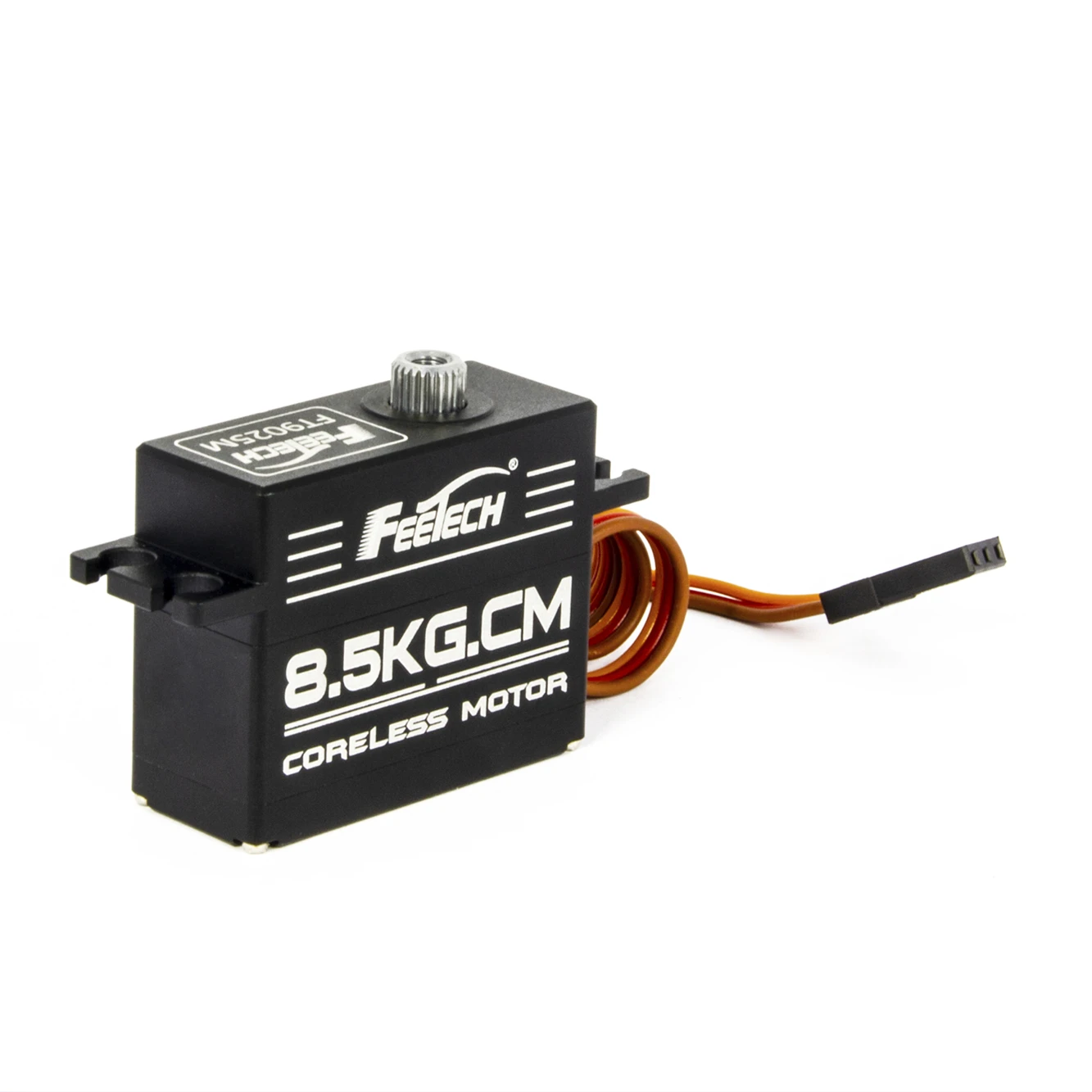 Feetech 6v 8.5kg 180 graus metal engrenagem caixa de alumínio completa coreless servo digital para avião rc helicóptero modelo/cobot magia