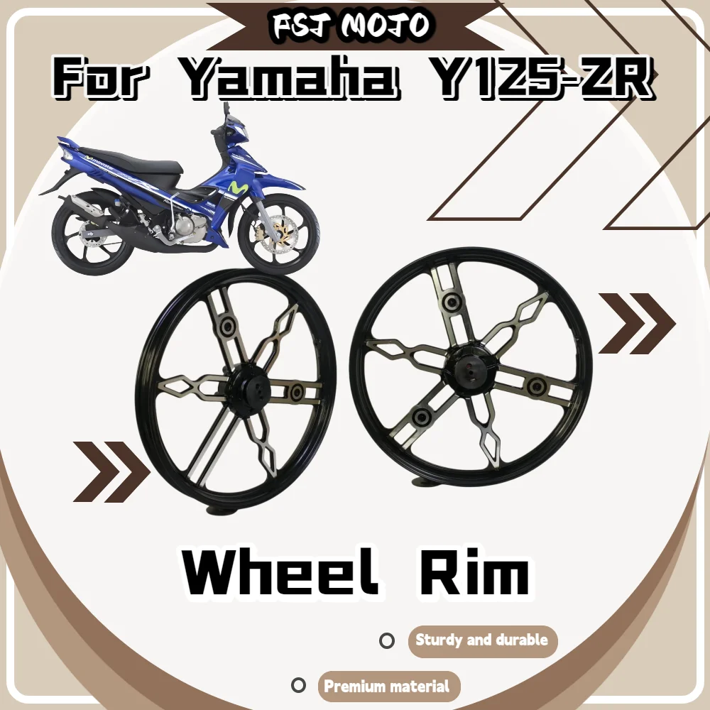 For Yamaha Y125‑ZR 17 Inch Alloy Disc‑Brake Wheel Rim Balanced Performance‑boost Motorcycle Custom Mod Accessories