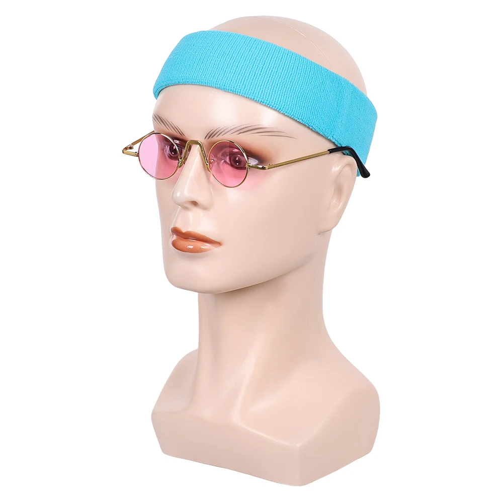 الكرتون الرجال الأزرق أغطية الرأس الكبار الرجال السيد الأفعى عقال نظارات نظارات هالوين كرنفال زي حفلة الهدايا والاكسسوارات #3