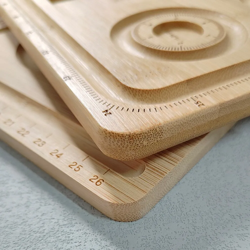 Wooden Bead Boards with Scale Measurement Tool Bracelet Sizer 6" 6.5" 6.75" 7" 7.5" 8" Beading Holder Tray for Jewelry Making