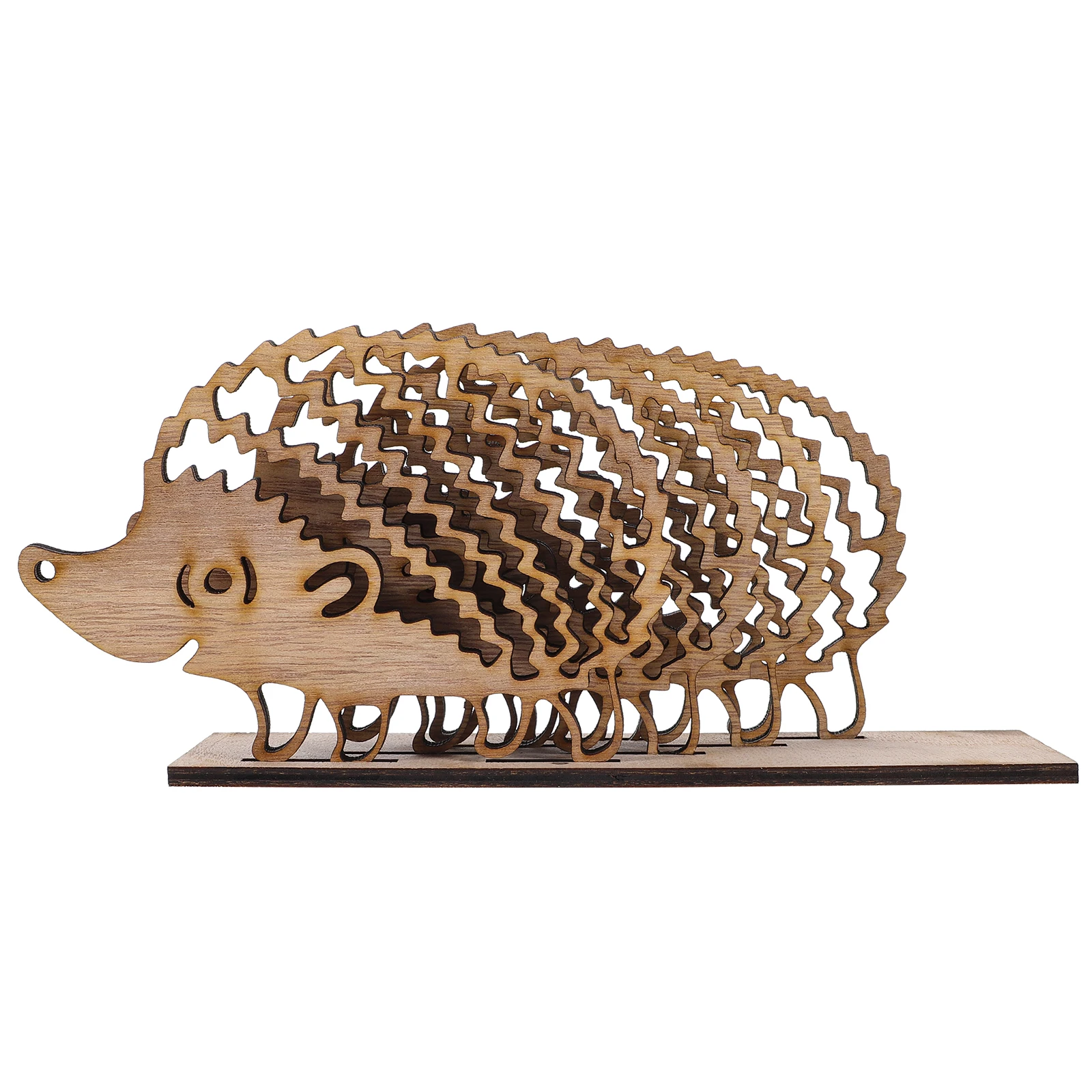 

Four Pieces Wooden Cup Coaster Plus Base Animal Reusable Wear Resistant Daily Home Desktop Kitchen Facility