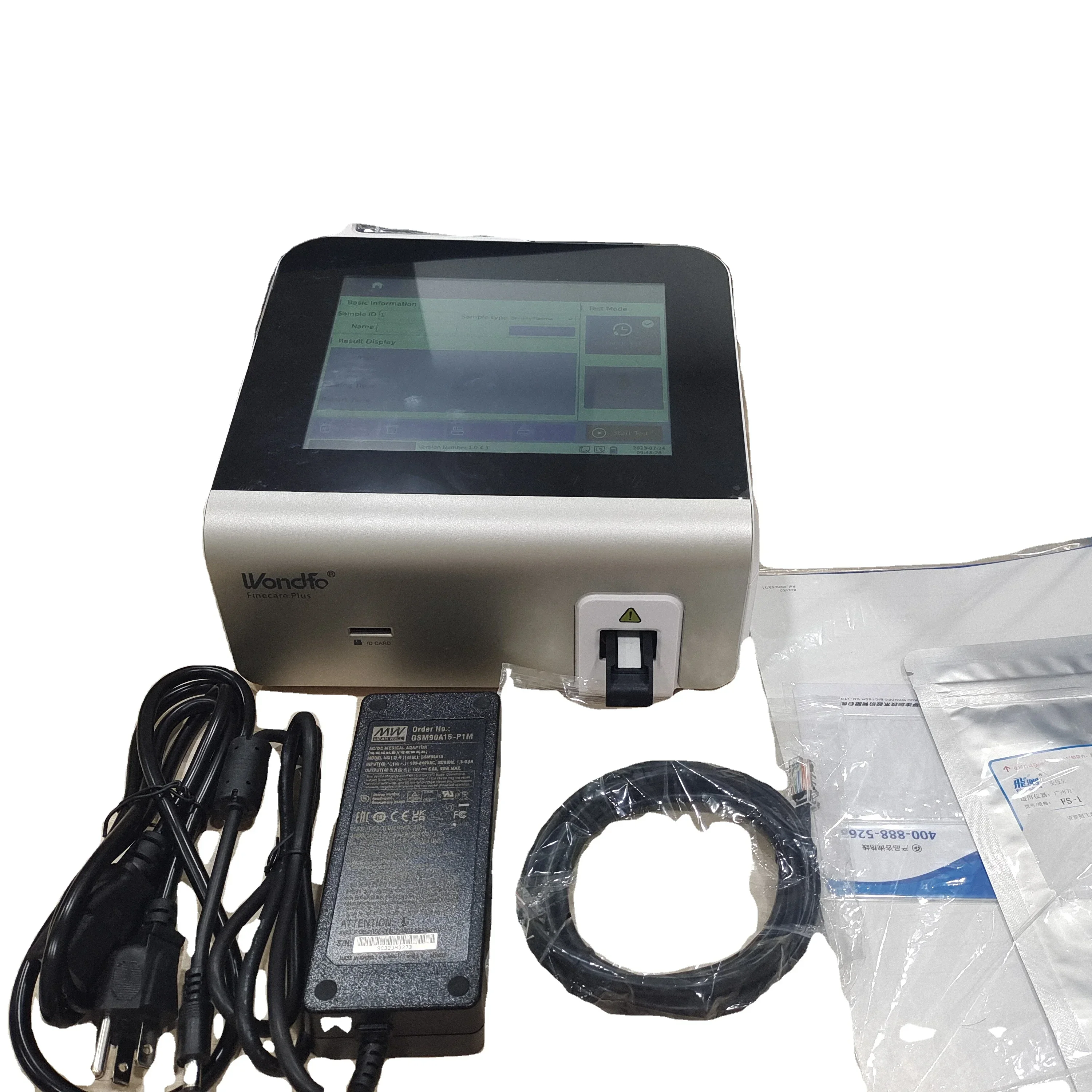 Analyzer Hormones Analyzer Immunofluorescence Detector FS114 Touch Screen Wondfo Human Progesterone