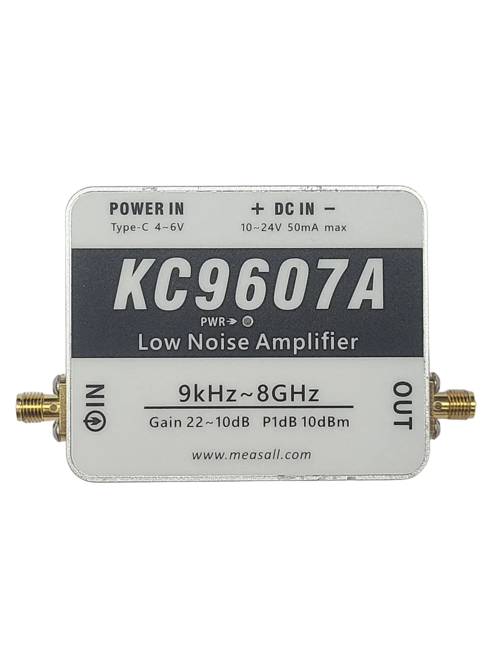 K-8GHz Ultra Wideband Low Noise Amplifier Module, 20dB Near Field Probe Front KC9607A Antenna LNA