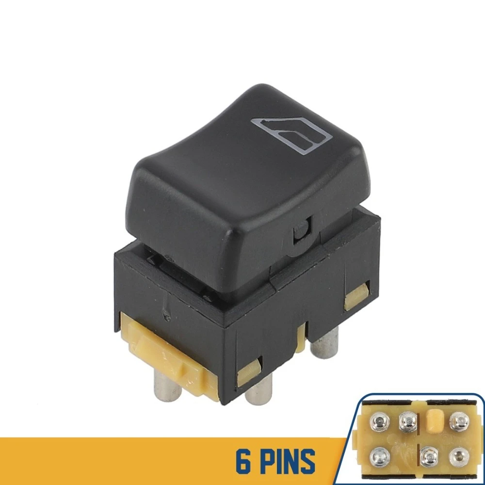 

3944085 1347063 1307898 Power Window Switch For Volvo Truck FH 12 FL FH 16 FM 12 1347063 5 Pins Single Button