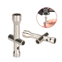 Hexagonal Cross Wrench Sleeve E3D V6 Nozzle Mini Spanner M2 M2.5 M3 M4 Screw Nut
