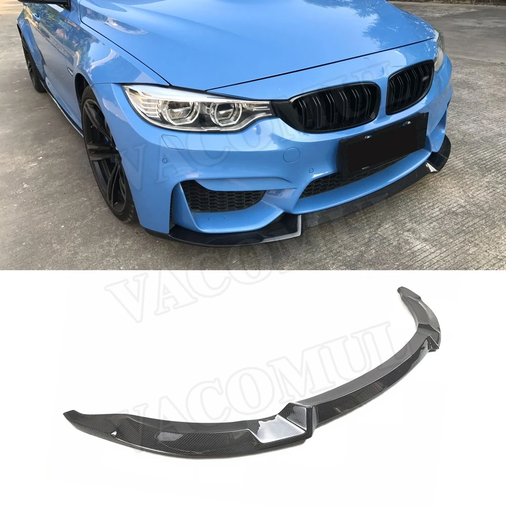 

VACOMUL Carbon Fiber Front bumper Lip Spoiler for BMW 3 Series F80 M3 4 Series F82 F83 M4 2014-2018 FRP Head Chin Car Styling