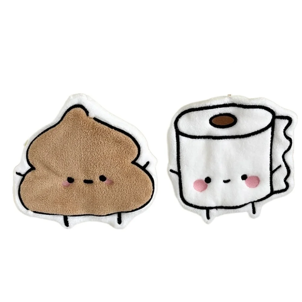 Funny Cartoon Hand Towel Hangable Thickened Hand Wipes Soft Absorbent Hand Cloth Kitchen