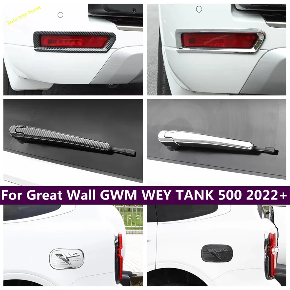 

Oil Gas Cap Rear Window Windscreen Wiper Fog Light Lamp Cover Trim For Great Wall GWM WEY TANK 500 2022 - 2024 Car Accessories