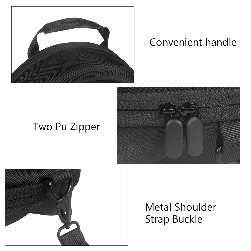 TPU Hard Waterproof Carrying Case With Accessory Bag Hardshell Case Portable Storage Bag for Harman Kardon Onyx Studio 5/6/7/8