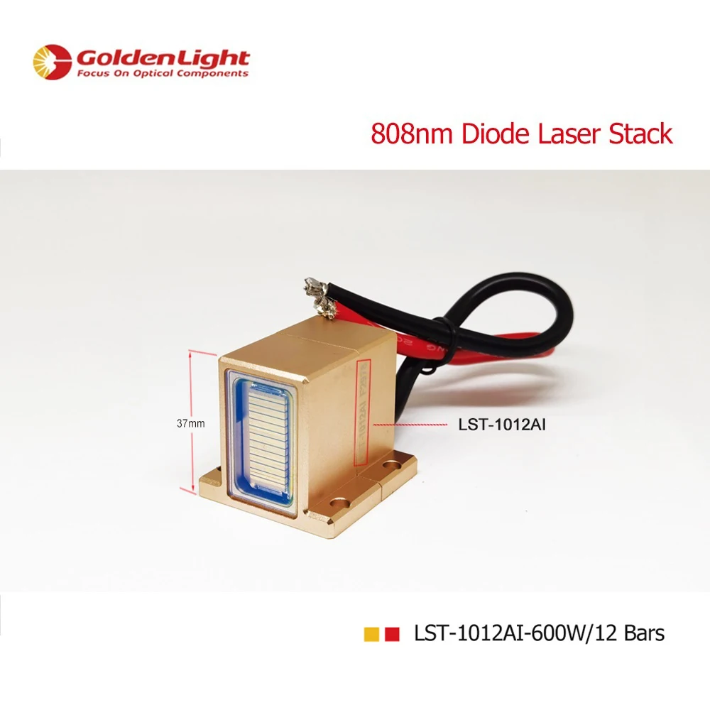 600W : LST-1012AI / Marco-Channel-Diode-Laser-Stack For Cosmetic-Laser / 808nm For Permanent Hair Removal Handpiece