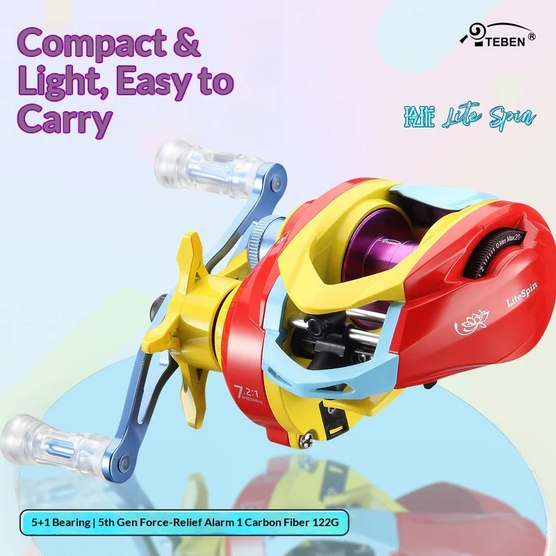 teqling-baitcasting-reel-full-metal-anti-birds-nest-carbon-fiber-lightweight-micro-baitcasting-reel-for-fishing
