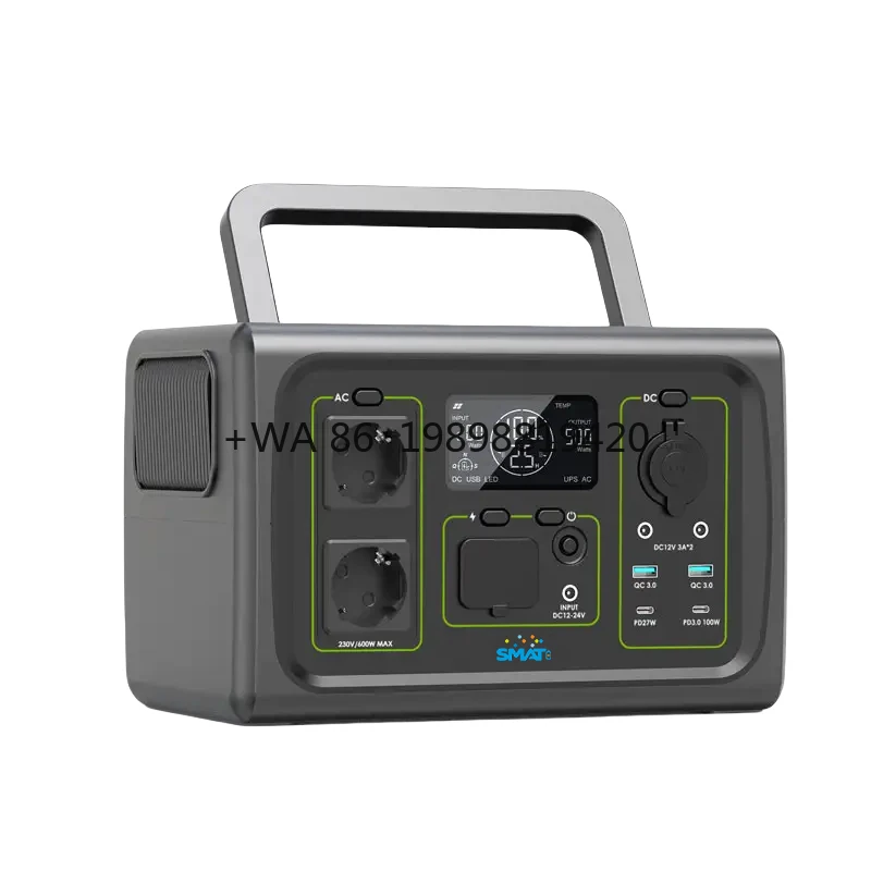 

600W 512Wh Portable Power Station 220V Outdoor Activities Lithium Battery Home Safe Power Supply