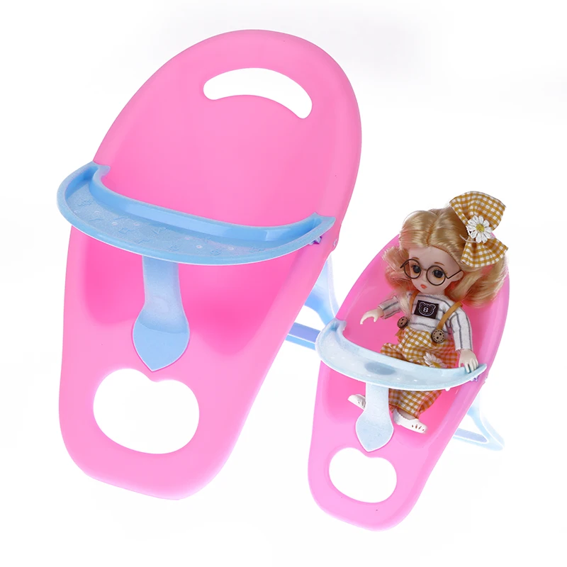 Mini Plastic Seats Household Toys For Children Baby Doll Accessories 4-10 Inches Universal Size Dolls Dining Chair Toddler Chair