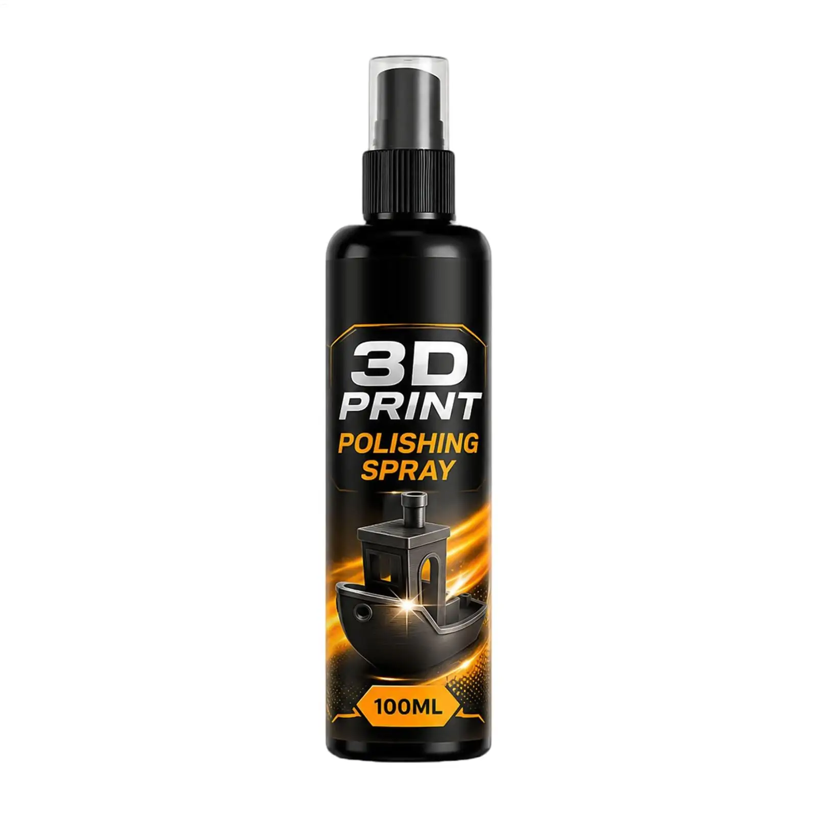3D Print Glossy Spray 100ml Fine Mist Fast Drying Enhancer Smooth Shine Coating for Resin Model Display Surface Finish Solution