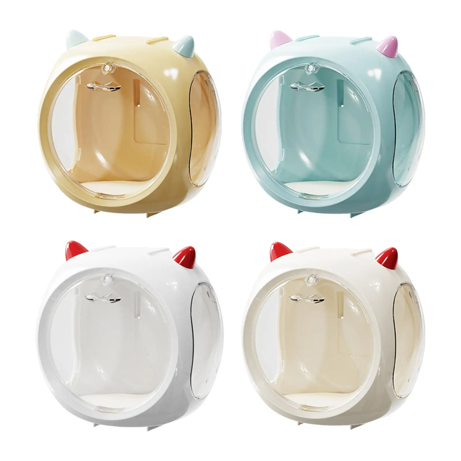 

Figurine Display Case Figure Storage Box Table Centerpiece Portable Modern Display Box Storage Organizer for Small Toys Dolls