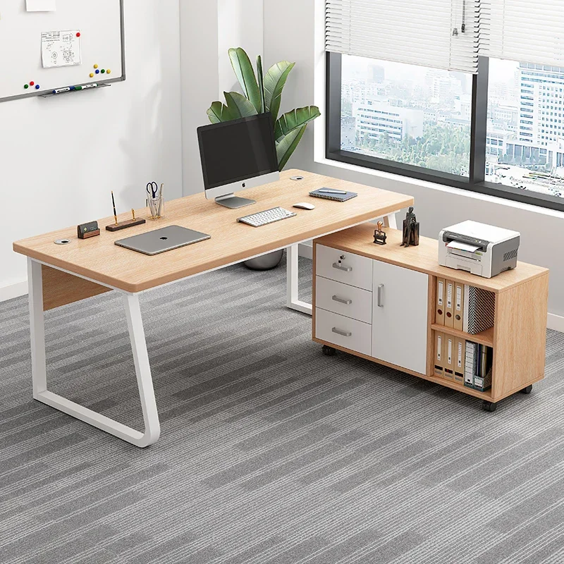 

Monitor Working Office Desk Conference Wooden Keyboard Reception Office Desk Standing Mobile Scrivania Ufficio Lavoro Furnitures