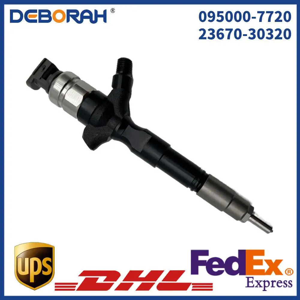 

095000-7720 Fuel Injector 23670-30320 For Toyota Land Cruiser Prado 1KD-FTV J120