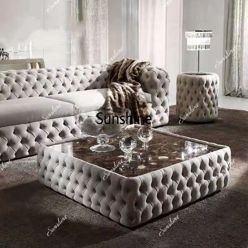 

Luxury Living Room Coffee Table Aesthetic Organizer Quality Coffee Table Service High End Mesa Auxiliar Home Furniture