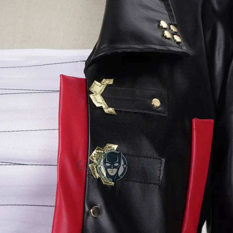 لعبة LOL Arcane 2 أزياء تنكرية للمقاتلة تحت الأرض VI زي أسود كرنفال الهالوين أزياء الزي الرسمي