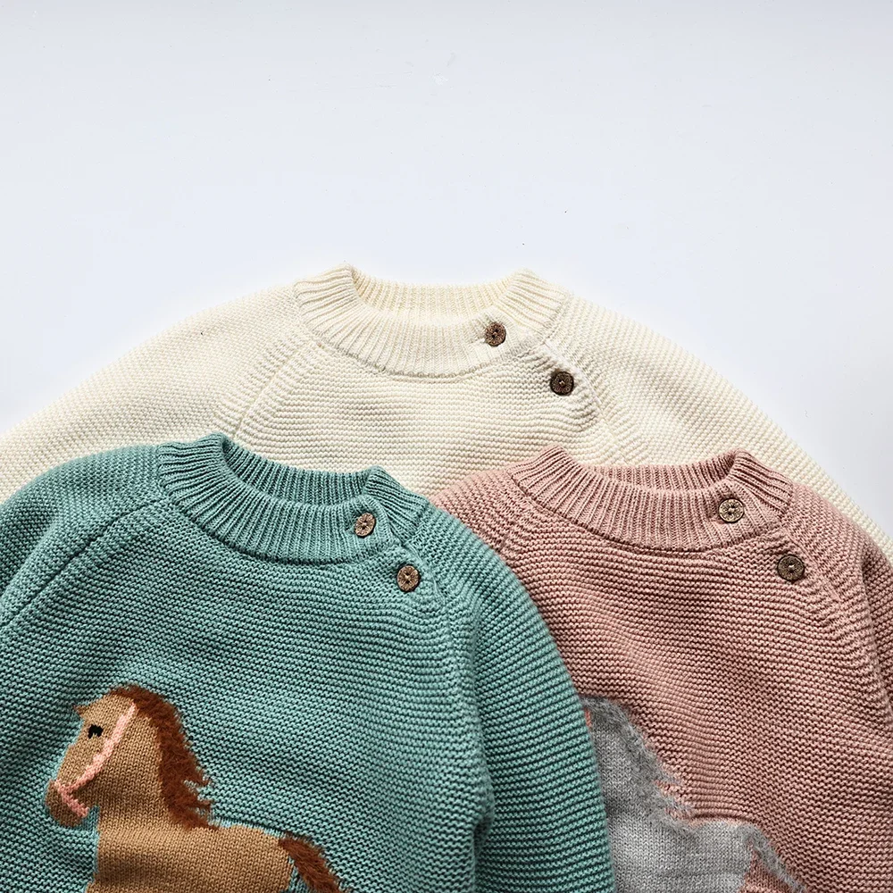 MILANCEL Inverno Nuovo Cartone Animato Bambini Maglioni per Bambini Fodera in Pelliccia Maglieria per Bambini Cappotto Pullover in Pile per Ragazzi