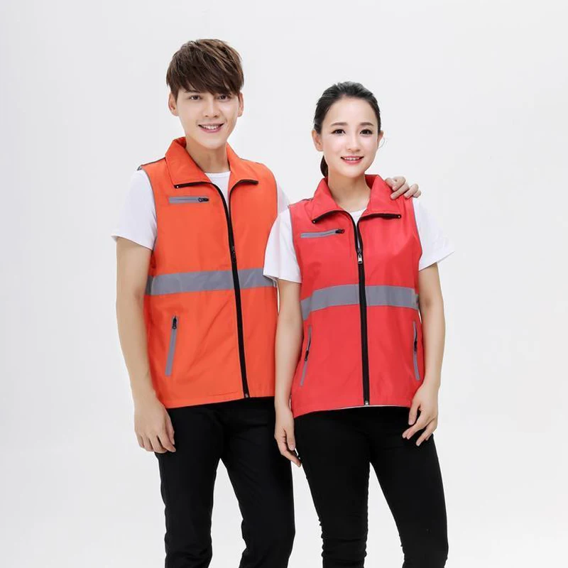 

Summer Reflective Men's Working Clothes Overalls Male Sleeveless Mesh Fishing Outdoor Outdoor Photography Jacket Vest For Men