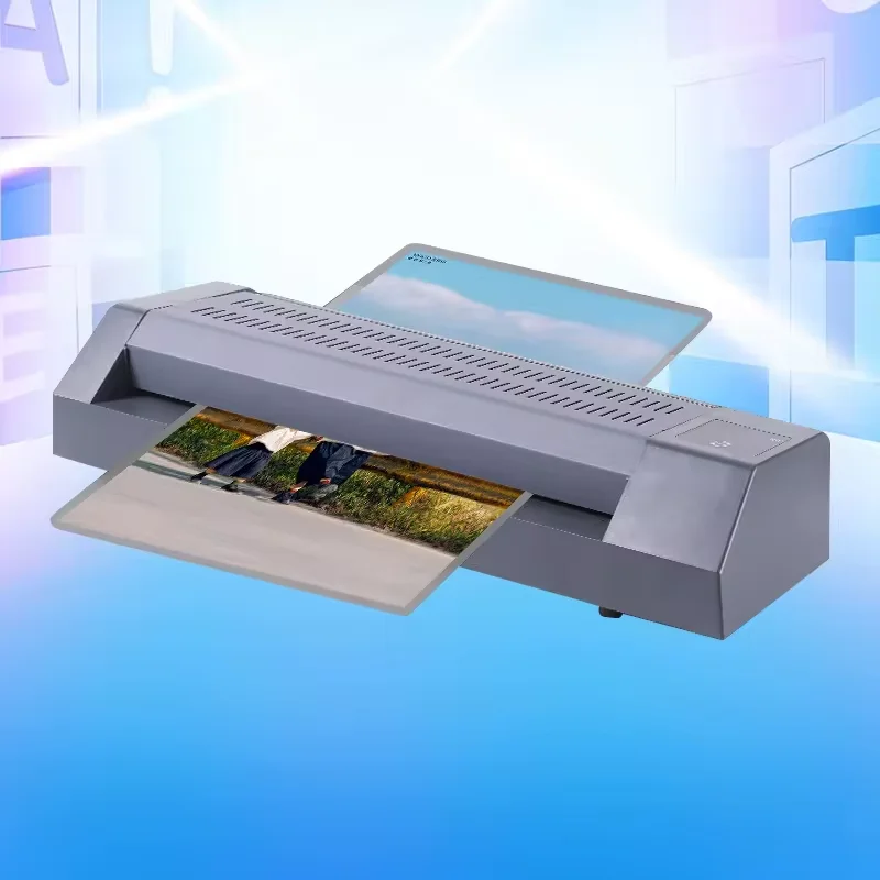 Laminator do papieru biurowego A3/A4, laminowanie na gorąco, rolka grzewcza do laminowania zdjęć w formatach A5/A6