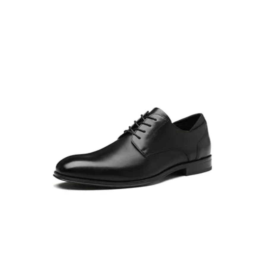 

DECARSDZ Mens Classic Formal Oxford Lace Up Wedding Pointed Toe Dress Shoes Black