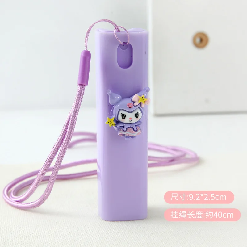 10 Ml Hello Kitty Spray Bottle Hand Rope Cartoon Makeup Water Perfume Alcohol Dispenser Refillable Container Standby Wholesale