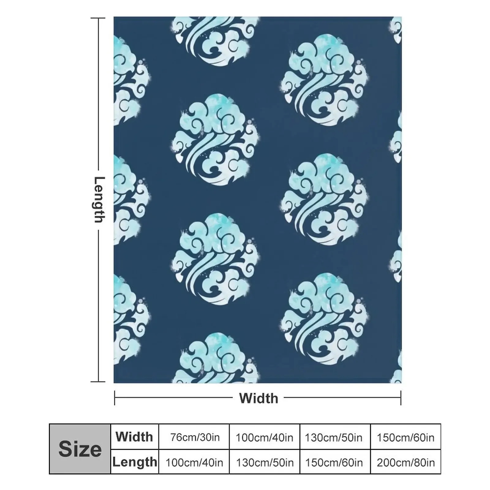 The Gusu Lan Sect in Watercolor Style Throw Blanket Soft Plush Plaid Luxury Throw Furrys Heavy Blankets