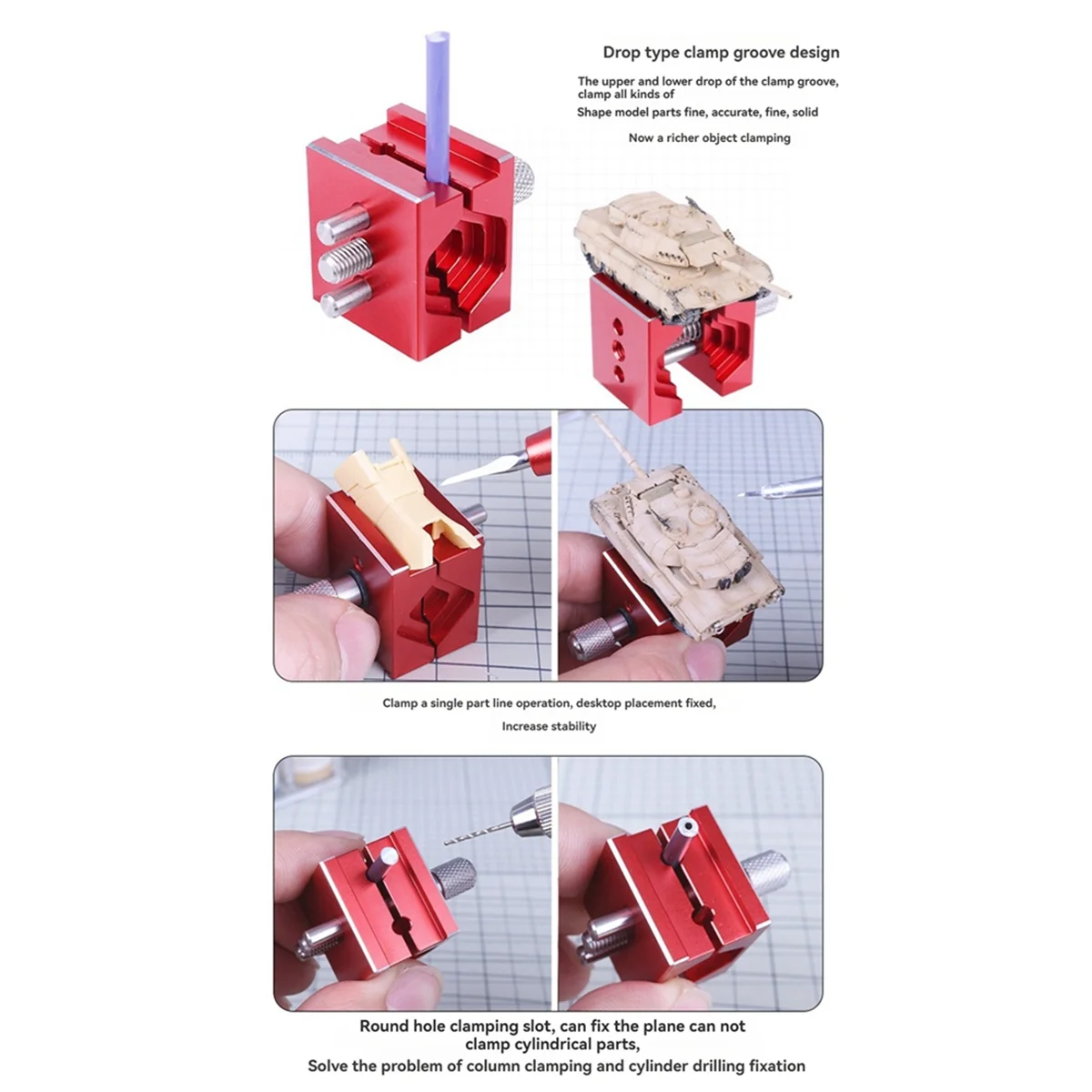 

Многофункциональные ручные мини-тиски A45I -90637 III, мини-настольные тиски, инструмент для фиксации деталей модели, зажимной инструмент