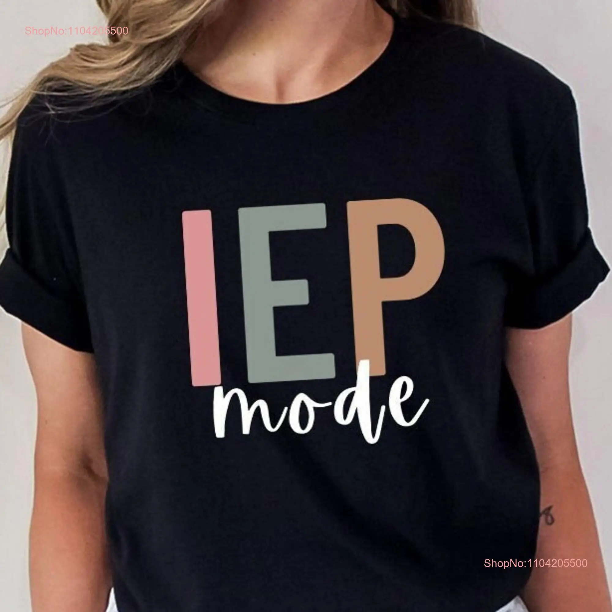 IEP Mode T Shirt Teacher Special Education Goal I Encourage Progress Ed long or short sleeves