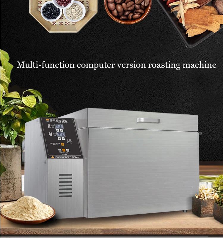 Jz Electric Nuts  Roaster  Beans Roasting Machine Grains Dryer Machine Chestnut Roasting Machine