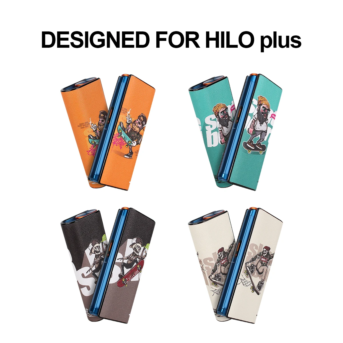 

PU leather protective case for HILO plus, fashionable and street style, protecting e-cigarette accessories.