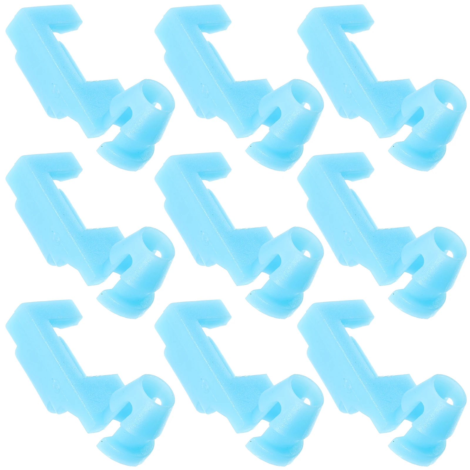 

10pcs Tailgate Rod Clip Car Door Lock Retainer Sturdy Pp Easy Install Durable Handle Lock Core Fastener Vehicle Door Handle
