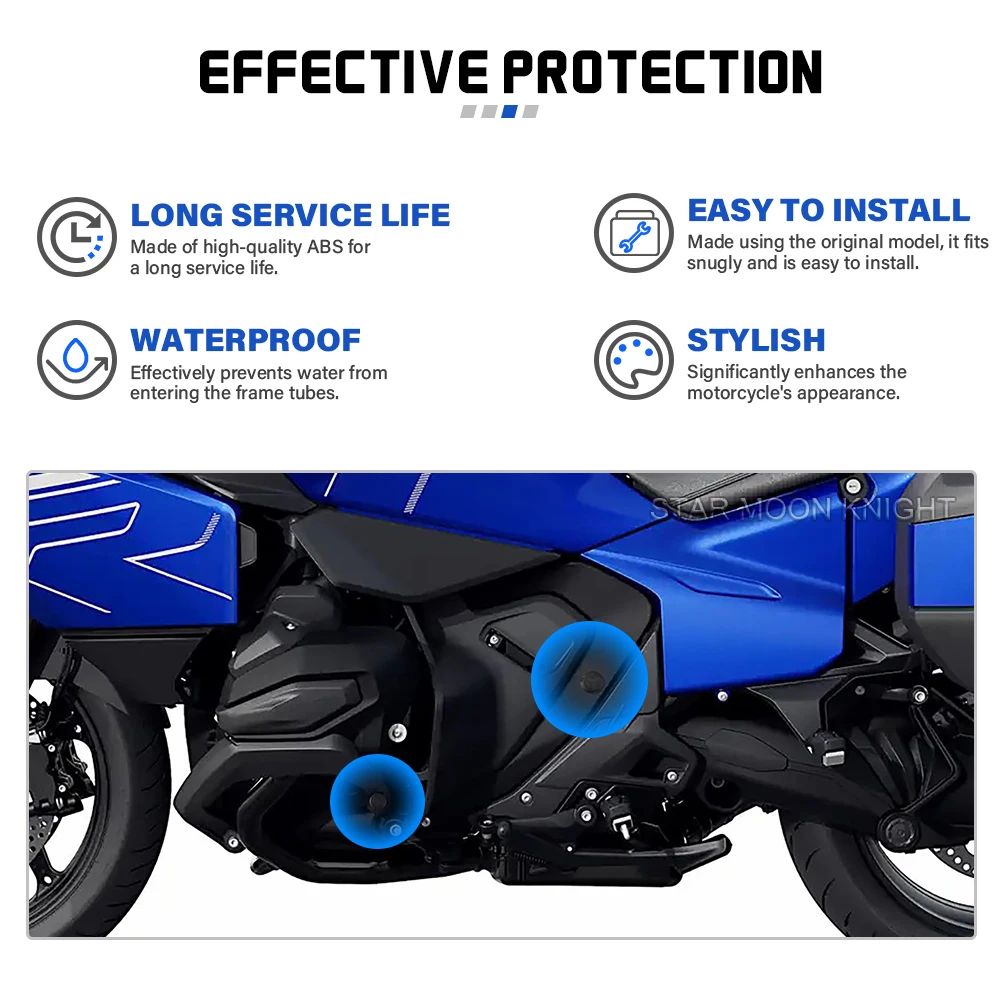 دراجة نارية إطار ثقب غطاء قبعات التوصيل غطاء إطاري الزخرفية مجموعة لسيارات BMW R1300RT R 1300 RT R1300 RT 2025 2026 اكسسوارات