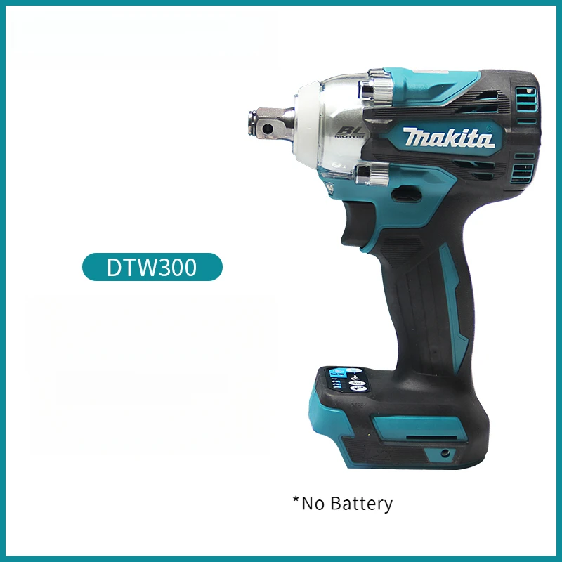 

Makita 18V DTW300Z Cordless Impact Wrench, 330N·m High Torque, 12.7mm Square Drive（Only Tool）