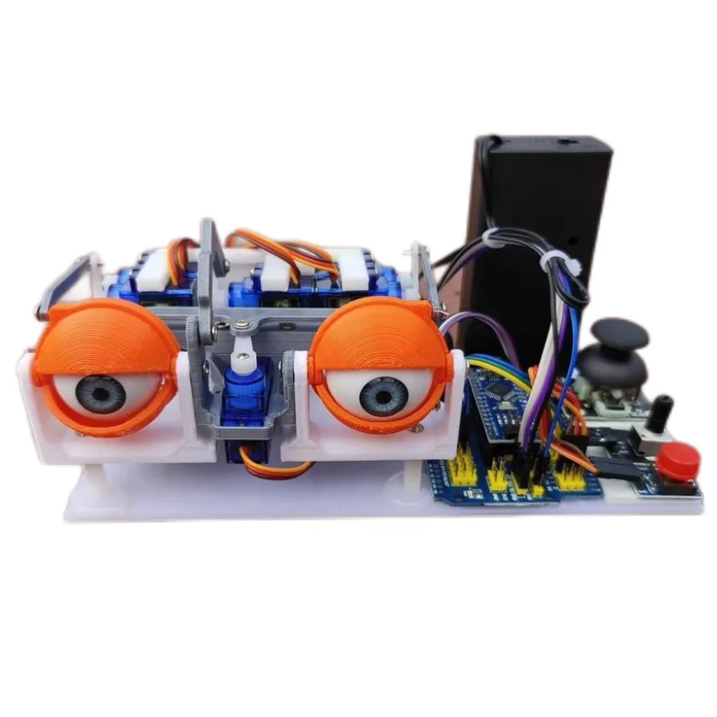 SG90 Servo Joystick Control Animatronic Eyes for Arduino Bionic Robot DIY Kit STEM Educational Toys Maker Open Source Project