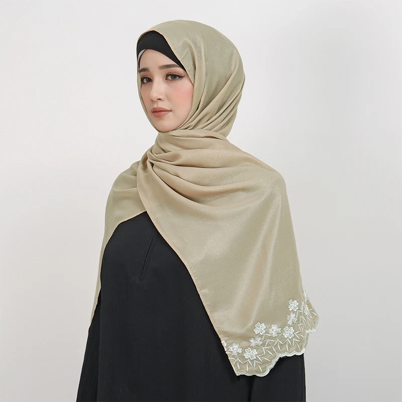 

Шарф-хиджаб из пашмины, длинная мусульманская шаль, женский платок, мягкий тюрбан, повязка на голову для женщин, Абая, женская вуаль, повязка на голову, люксовый бренд