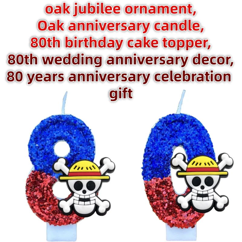Cartoon 0-9 Zahlen-Geburtstagskerze Öko-Paraffin Anti-Tropf-Basis Kuchendekoration Desktop-Sammlerstück Geburtstags-Party-Geschenk