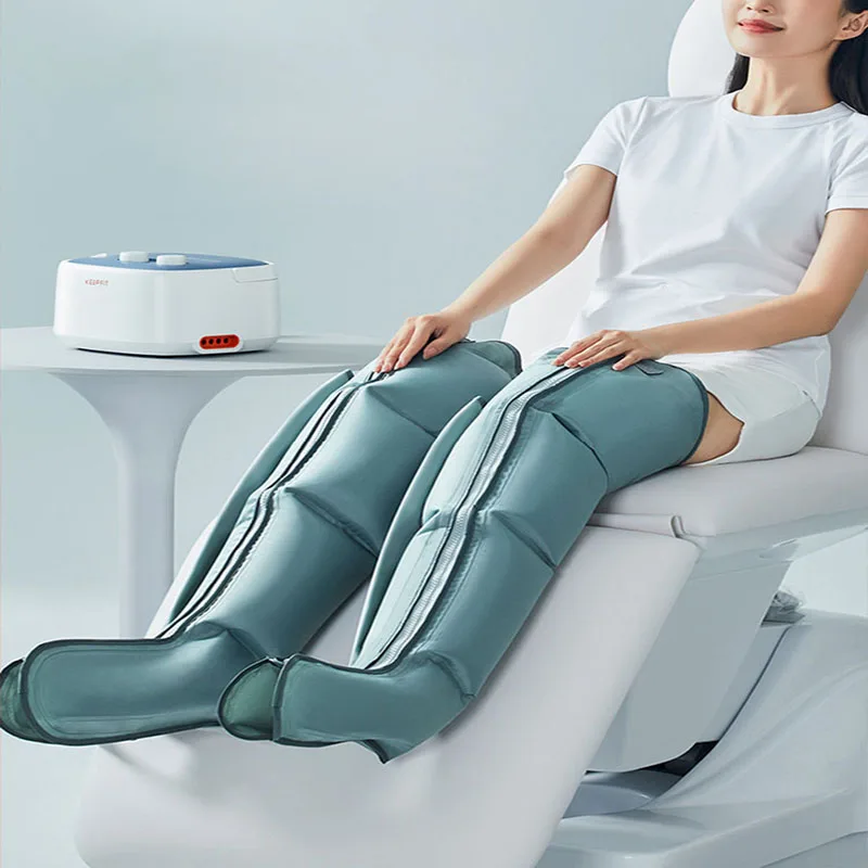 

Leg Massager Knee Foot Heating Hot Air Compression Massage Promote Blood Circulation Muscle Relax Massage Lymphatic Detoxifier