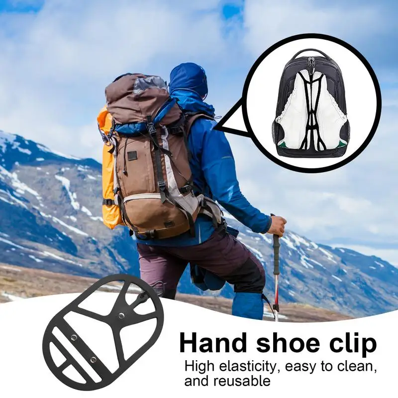 Shoe Clip For Backpack Silicone Baseball Cleats Holster Cleat Clip Shoe Carrier Hang Extra Shoes Cleats Boots Sports Shoe Clips