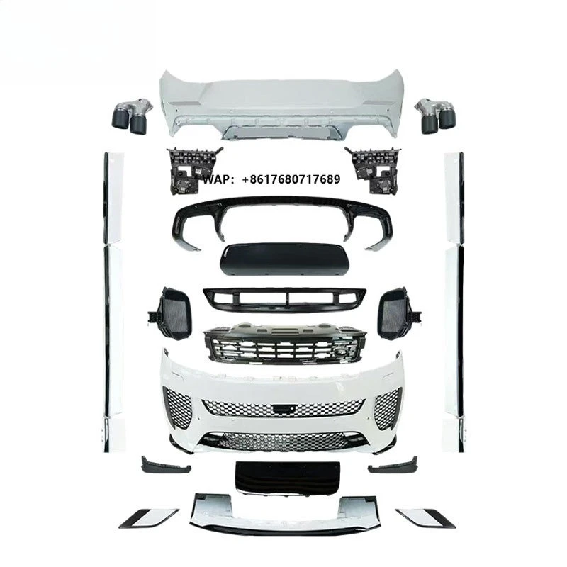 Front Rear Bumper Side Skirt Grille Exterior Aero Upgrade Parts Full Body Kit for Range Rover Sport L461 2023-2026 to SV Style