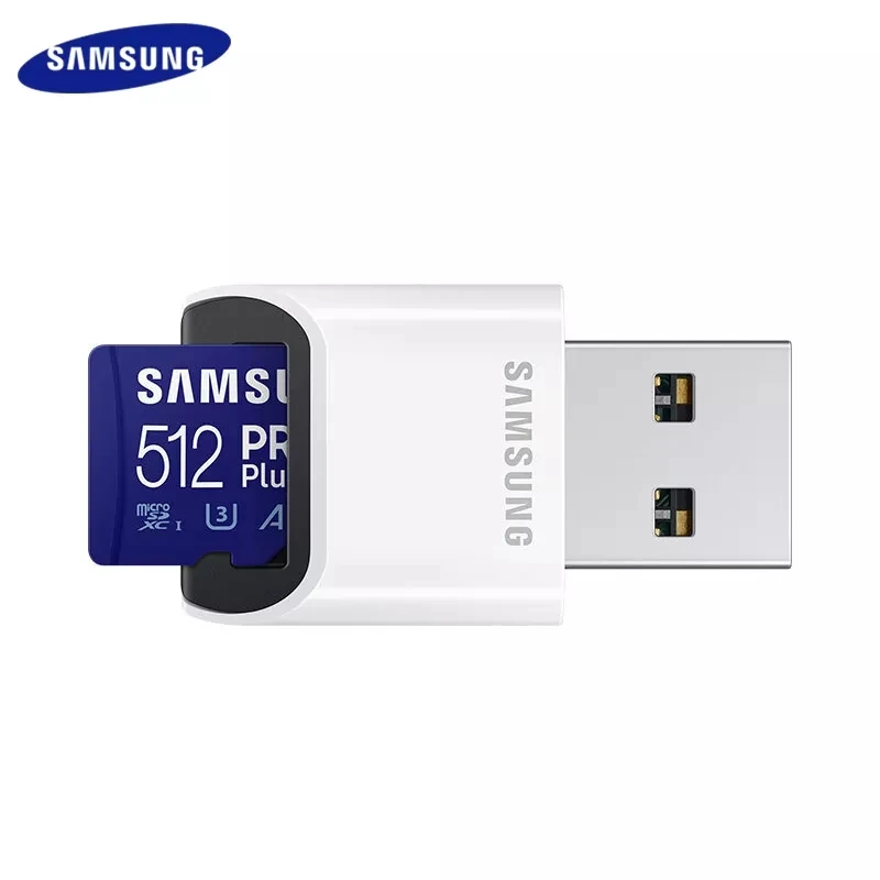 

Samsung Pro Plus 4K Memory Card+USB 3.0 Reader 128GB 256GB 512GB V30 High Speed Class 10 TF Card A2 UHS-I U3Micro SD Card Phone